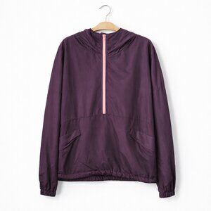 DIADORA | Purple Half-Zip Windbreaker Jacket – Women’s 1XL